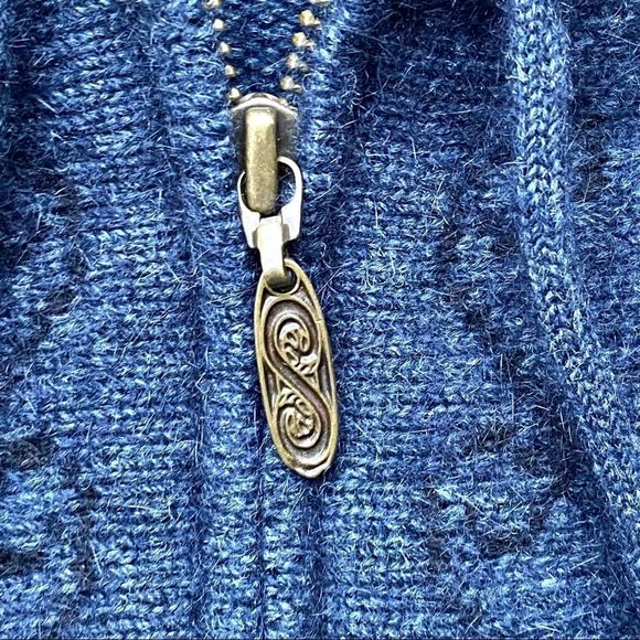 Koru Like New Possum Silk Wool Blend Jacket Sweater Hoodie Made in NZ - Picture 3 of 14